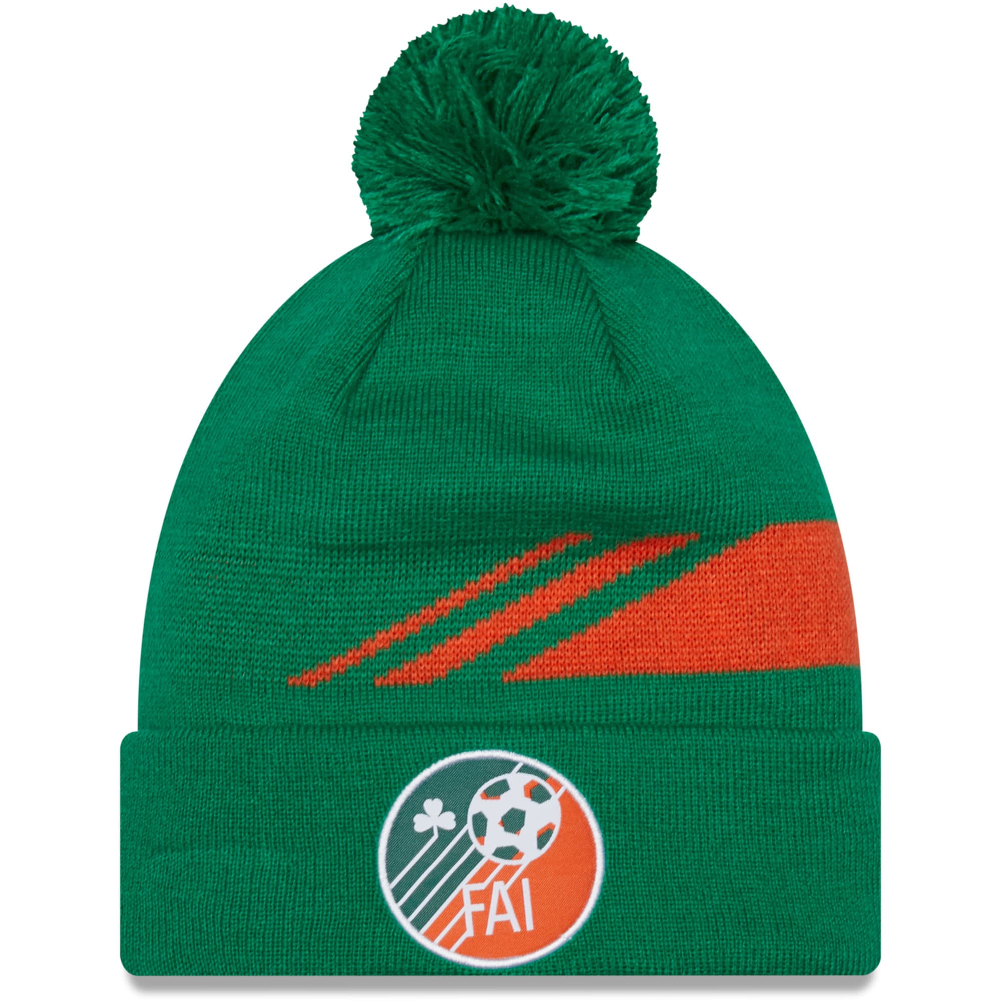 Shop ireland national team new era sport cuffed knit hat with pom – green – France Football Shirts & World Cup Jerseys