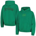 Shop ireland national team old english oversized raglan pullover hoodie – green – France Football Shirts & World Cup Jerseys
