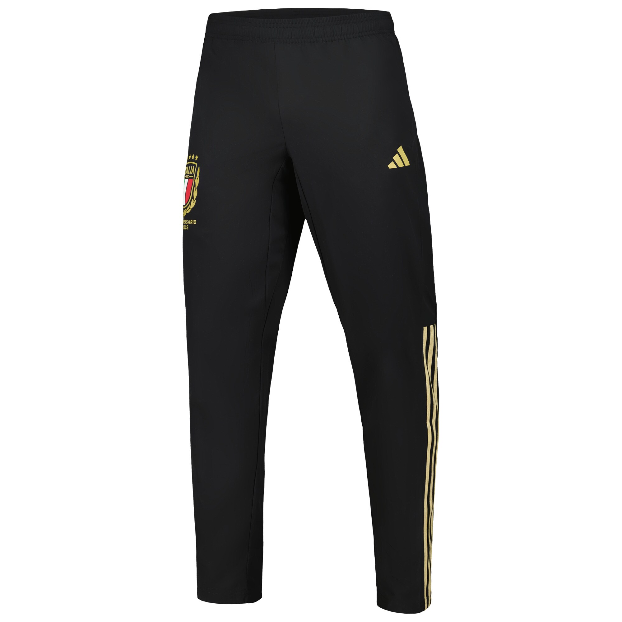 Shop italy national team adidas 125th anniversary pants – black – France Football Shirts & World Cup Jerseys