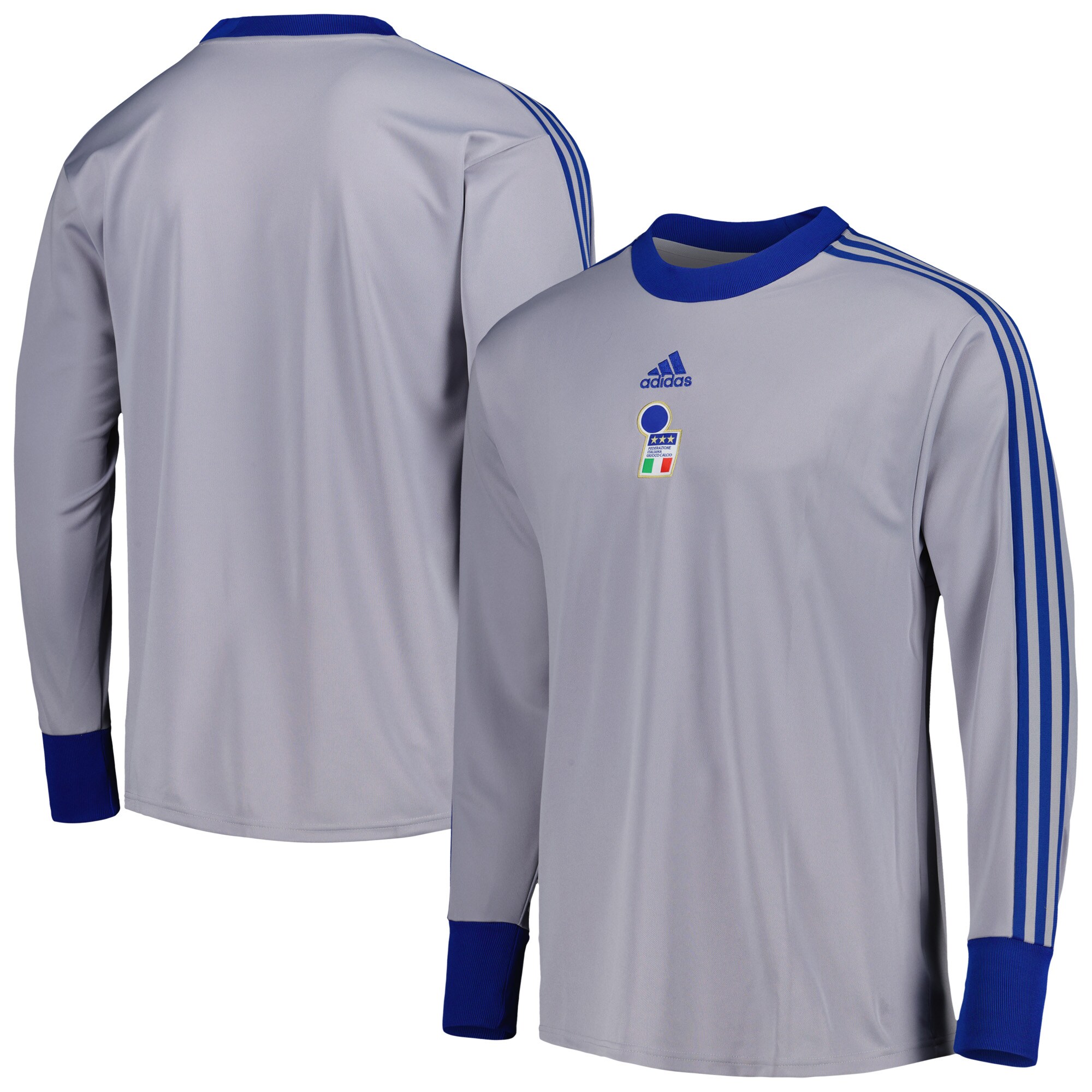 Shop italy national team adidas authentic football icon goalkeeper jersey – gray – France Football Shirts & World Cup Jerseys
