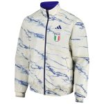 Shop italy national team adidas team logo anthem reversible full-zip jacket – white – France Football Shirts & World Cup Jerseys