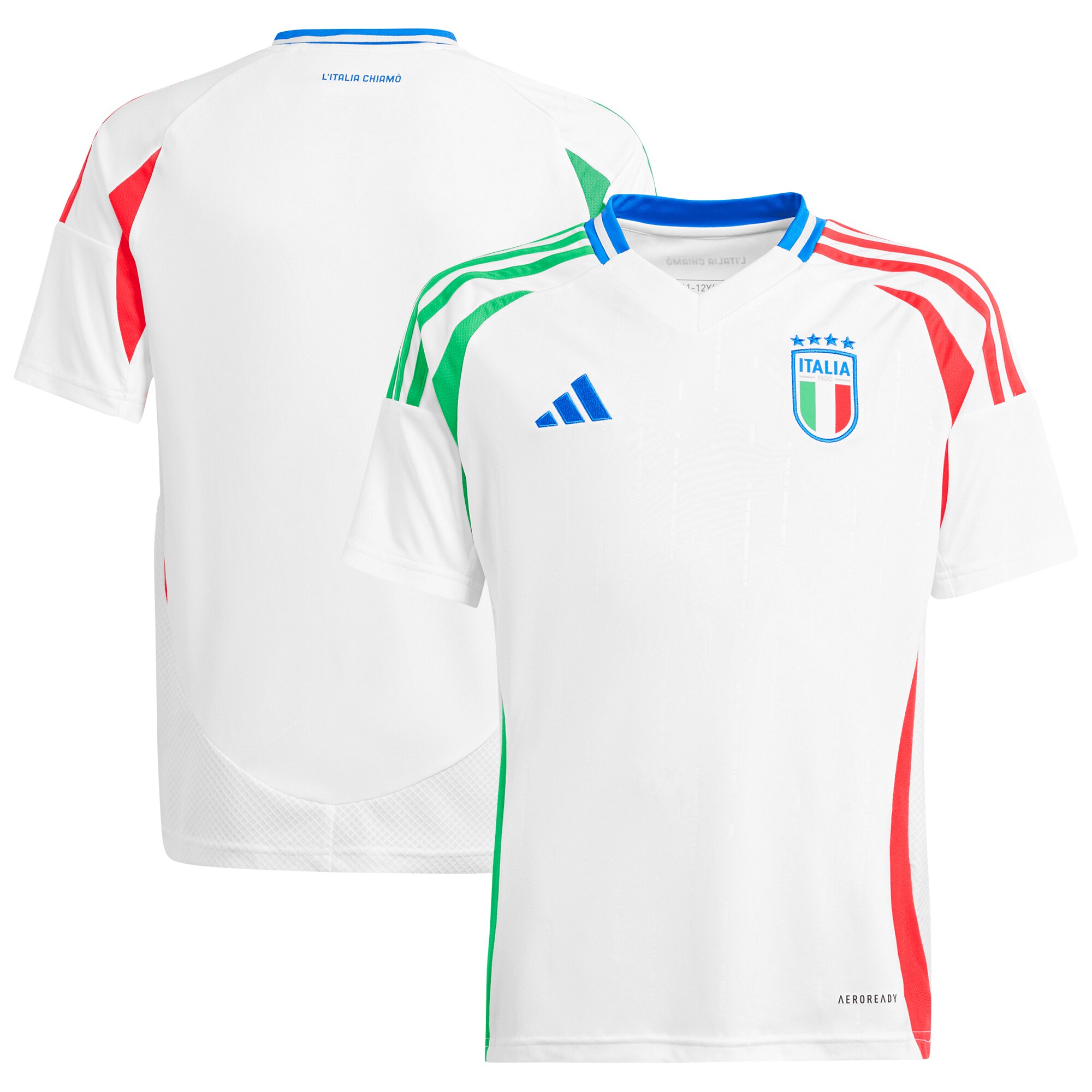 Shop italy national team adidas youth 2024 away replica jersey – white – France Football Shirts & World Cup Jerseys
