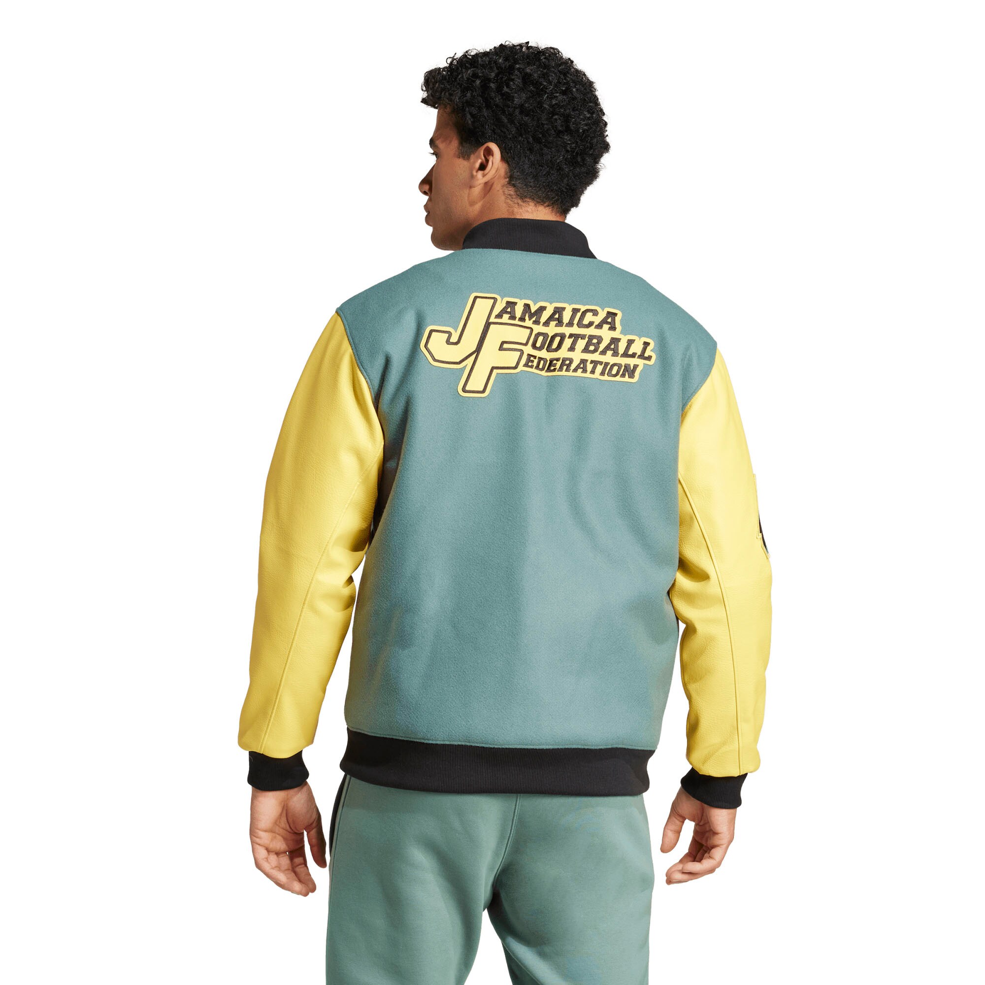 Shop jamaica national team adidas varsity pack full-snap jacket – green – France Football Shirts & World Cup Jerseys