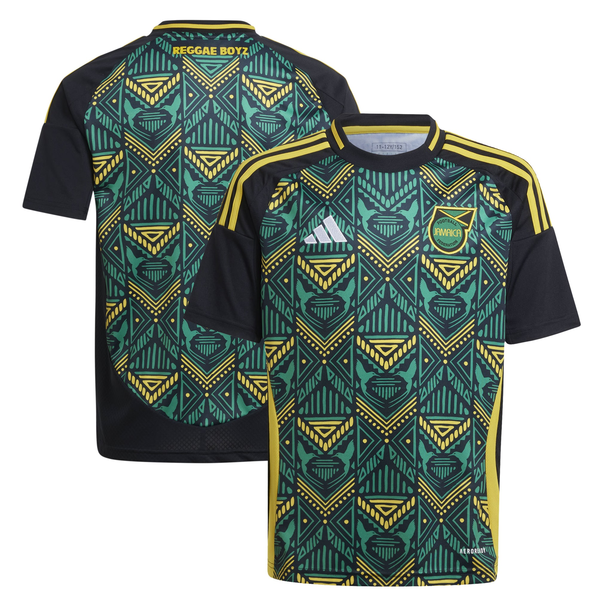 Shop jamaica national team adidas youth 2024 away replica jersey – black – France Football Shirts & World Cup Jerseys