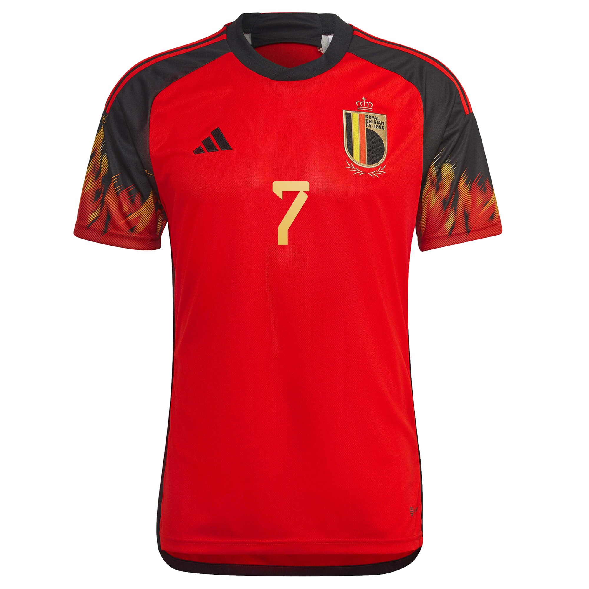 Shop kevin de bruyne belgium national team adidas 202223 home replica jersey – red – France Football Shirts & World Cup Jerseys