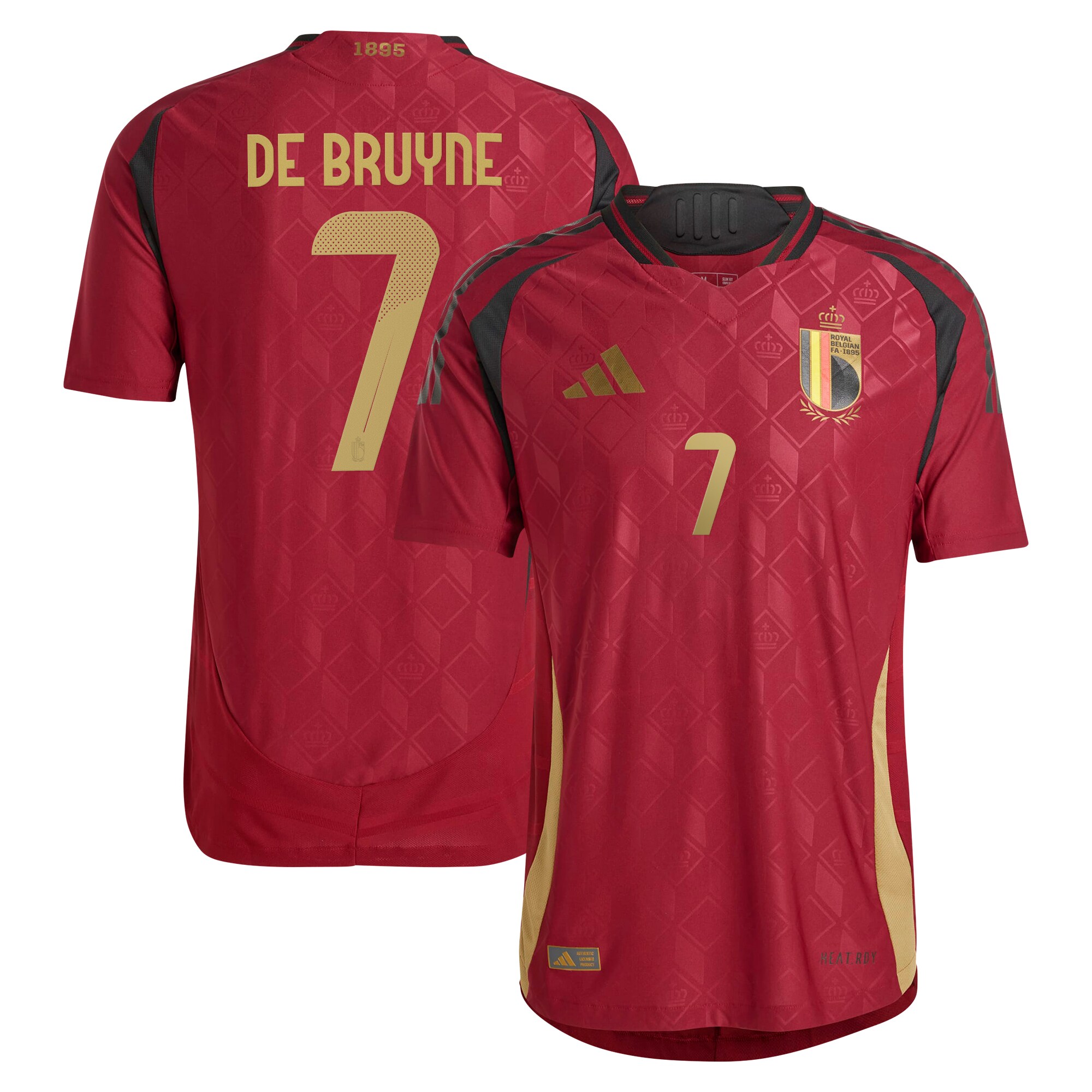 Shop kevin de bruyne belgium national team adidas 2024 home authentic player jersey – burgundy – France Football Shirts & World Cup Jerseys