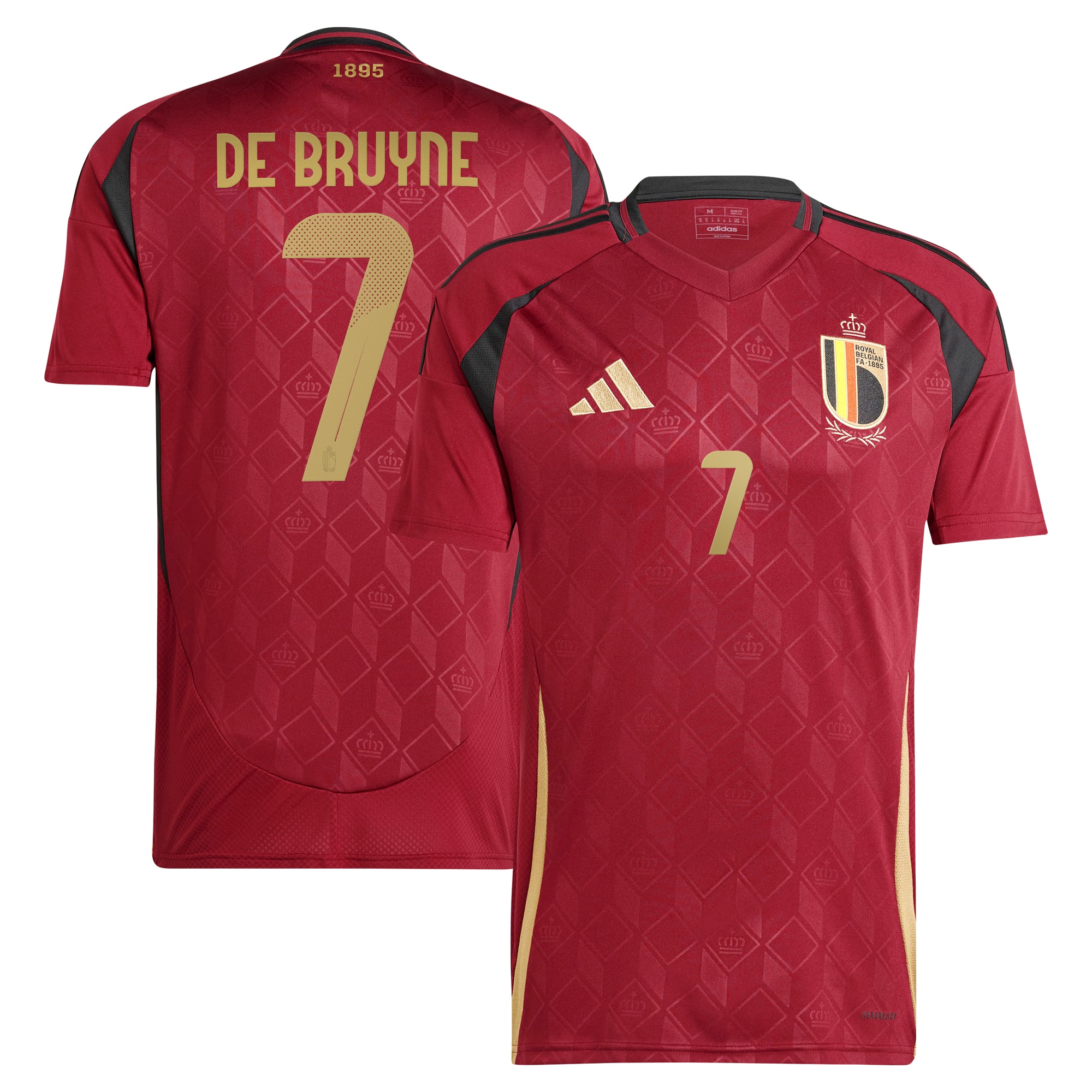 Shop kevin de bruyne belgium national team adidas 2024 home replica player jersey – burgundy – France Football Shirts & World Cup Jerseys