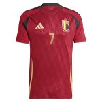 Shop kevin de bruyne belgium national team adidas 2024 home replica player jersey – burgundy – France Football Shirts & World Cup Jerseys