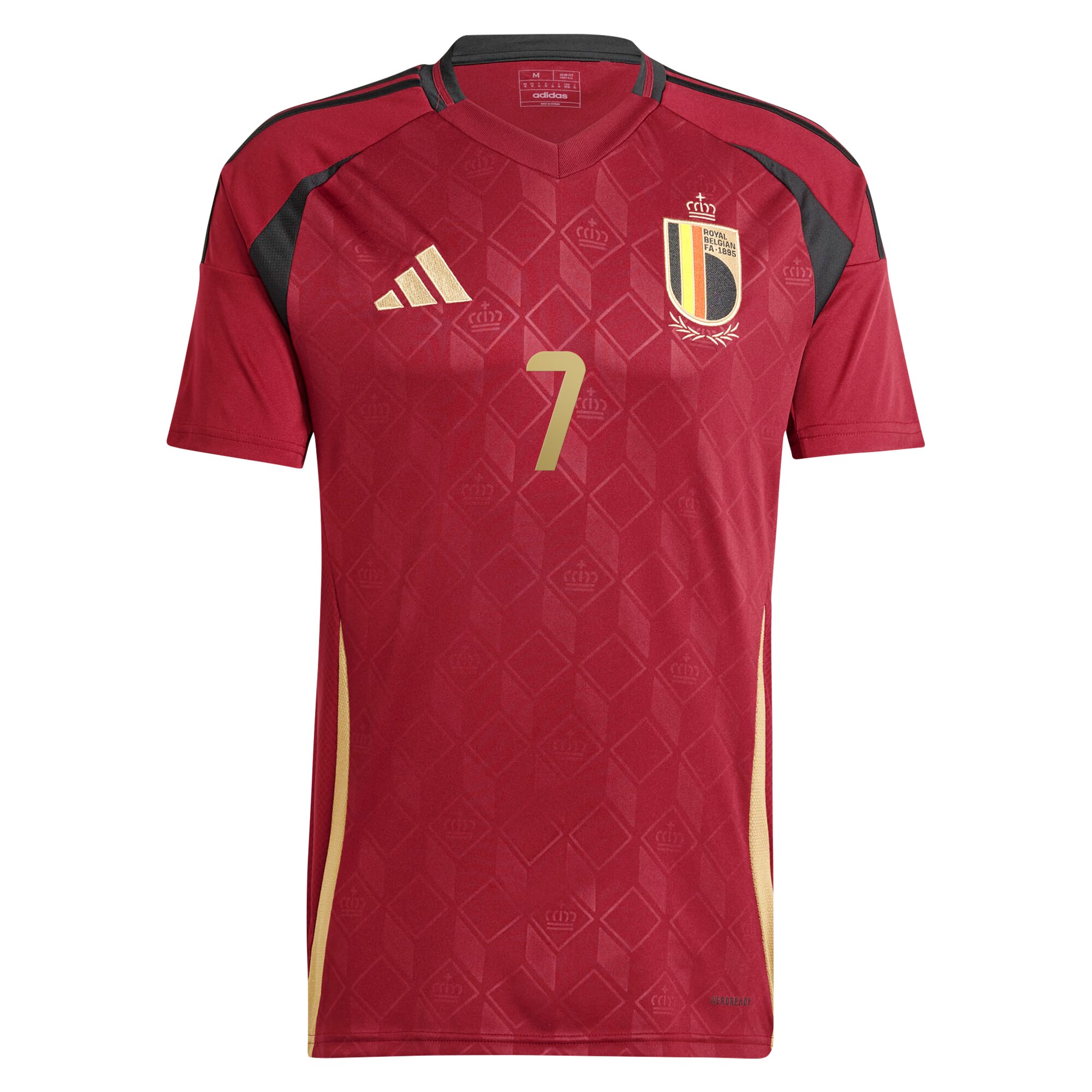 Shop kevin de bruyne belgium national team adidas 2024 home replica player jersey – burgundy – France Football Shirts & World Cup Jerseys