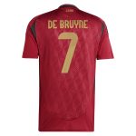 Shop kevin de bruyne belgium national team adidas 2024 home replica player jersey – burgundy – France Football Shirts & World Cup Jerseys