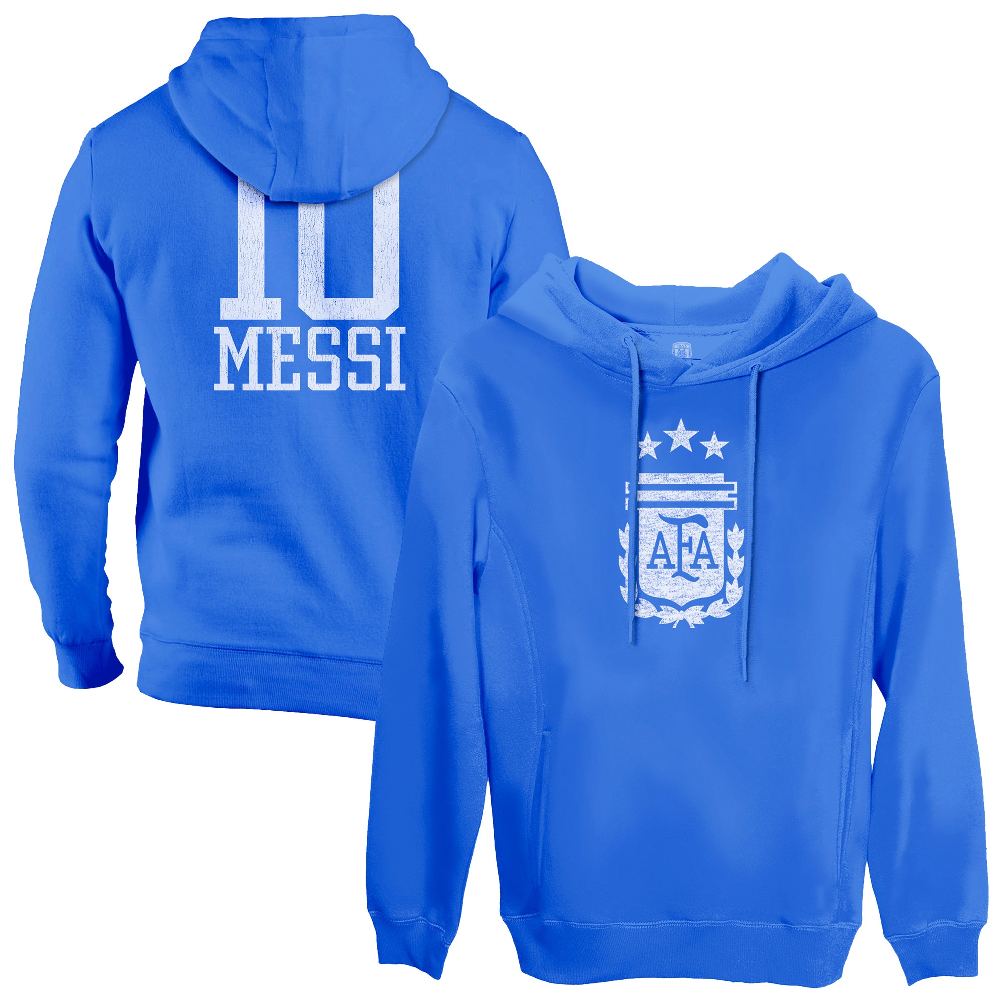 Shop lionel messi argentina national team 1863fc player fleece pullover hoodie – blue – France Football Shirts & World Cup Jerseys
