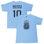 Shop lionel messi argentina national team 1863fc youth name amp number t-shirt – light blue – France Football Shirts & World Cup Jerseys