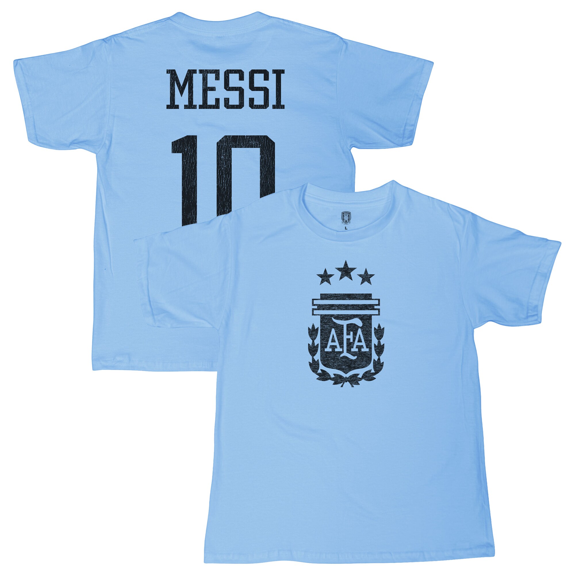 Shop lionel messi argentina national team 1863fc youth name amp number t-shirt – light blue – France Football Shirts & World Cup Jerseys