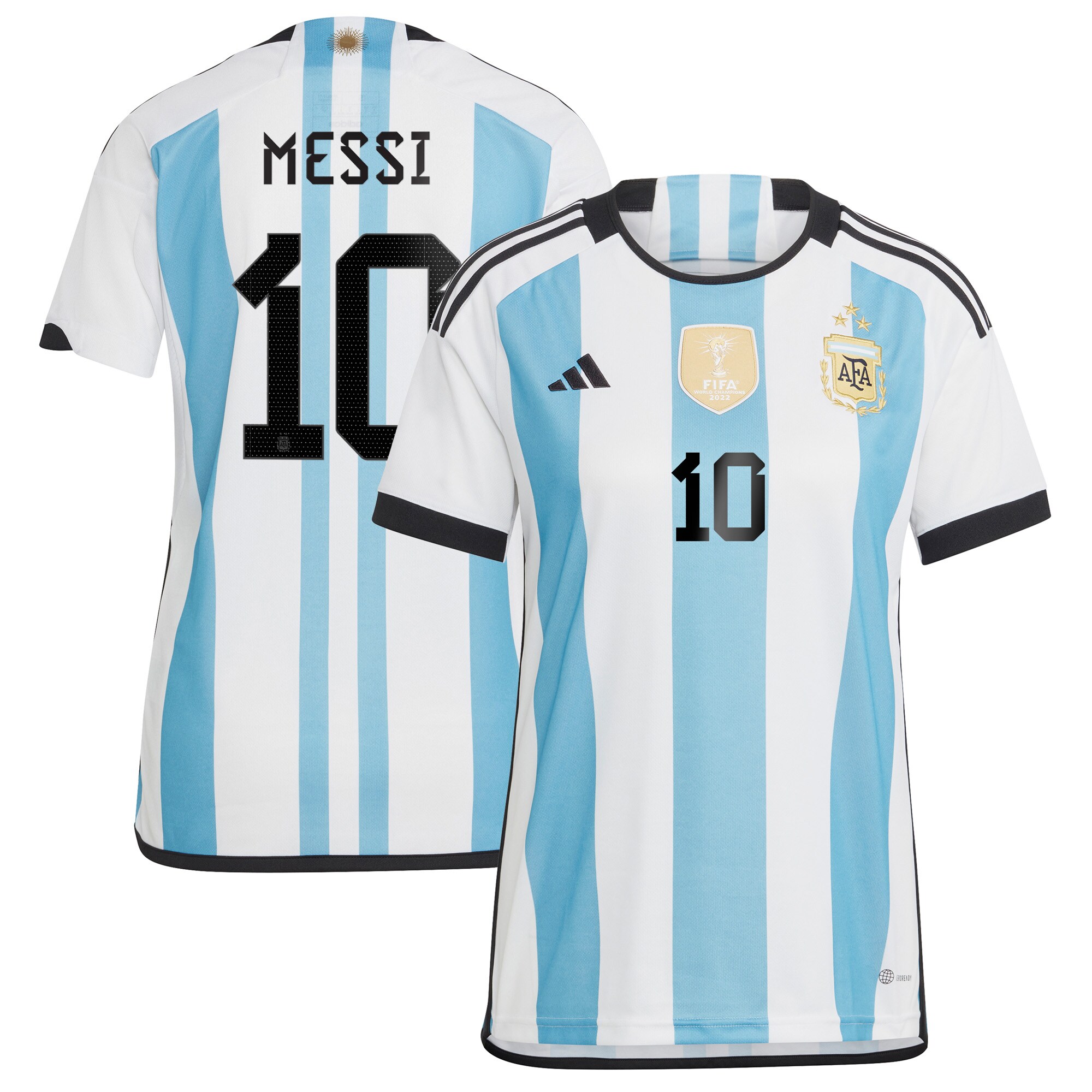 Shop lionel messi argentina national team adidas women8217s 2022 winners home replica jersey – whitelight blue – France Football Shirts & World Cup Jerseys