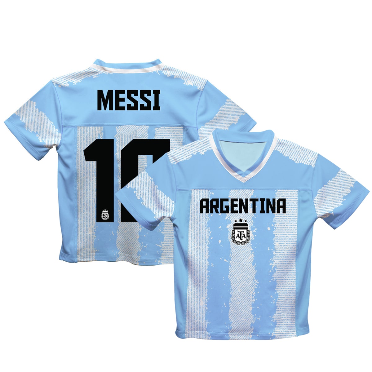 Shop lionel messi argentina national team vive la fete football jersey – light blue – France Football Shirts & World Cup Jerseys
