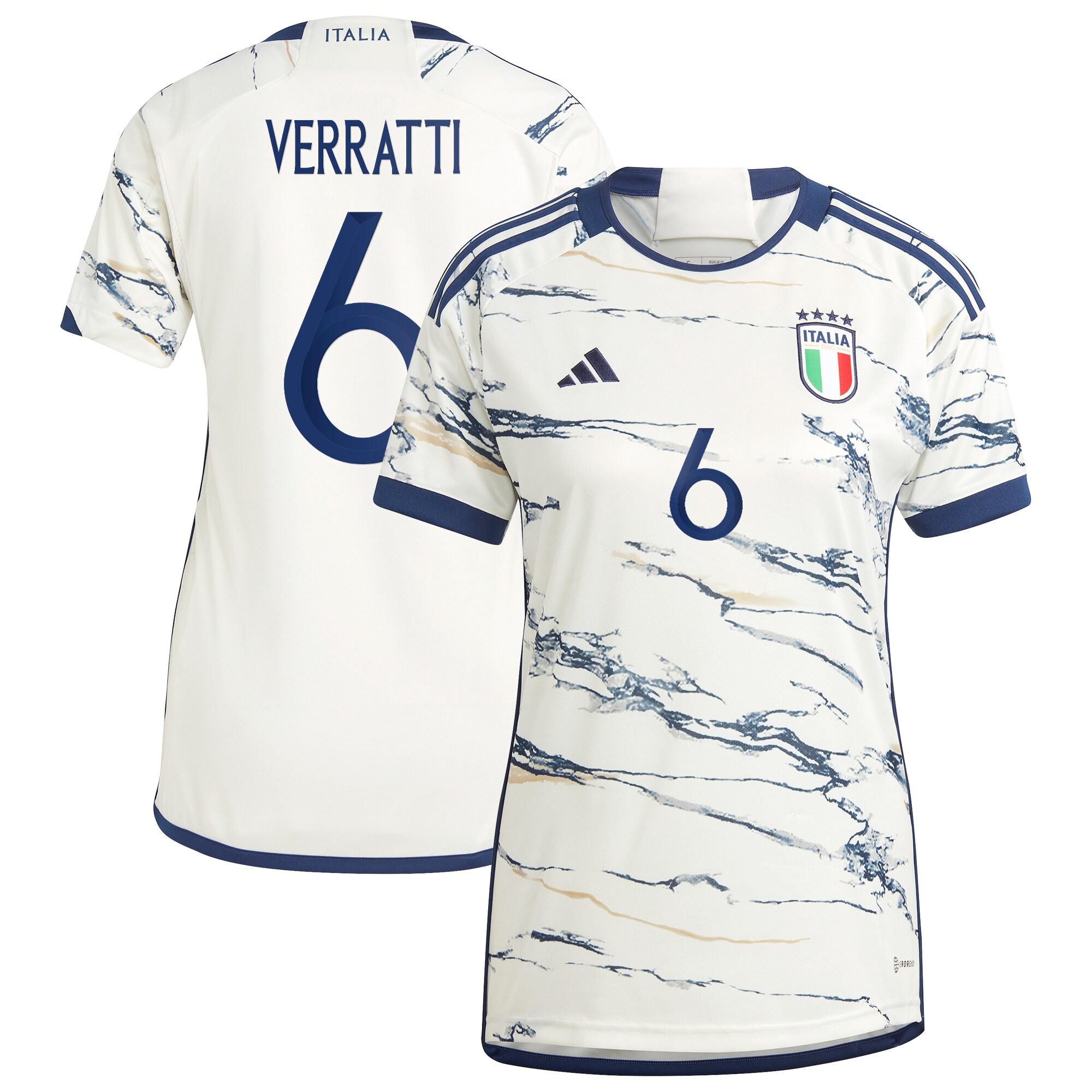 Shop marco verratti italy national team adidas women8217s 2023 away replica jersey – white – France Football Shirts & World Cup Jerseys