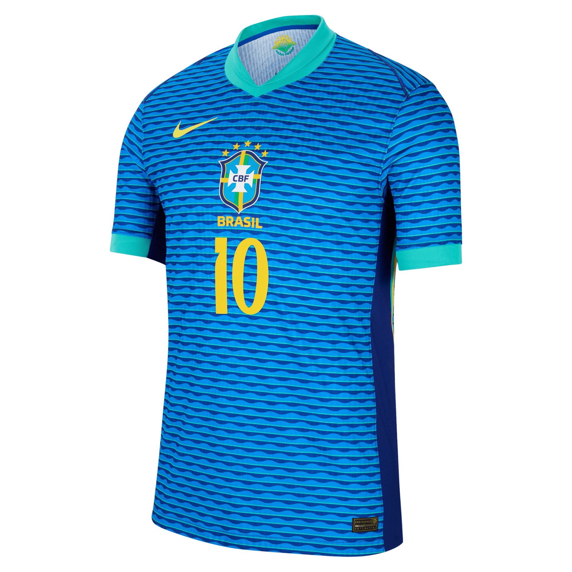 Shop neymar jr. brazil national team nike 2024 away match authentic player jersey – blue – France Football Shirts & World Cup Jerseys