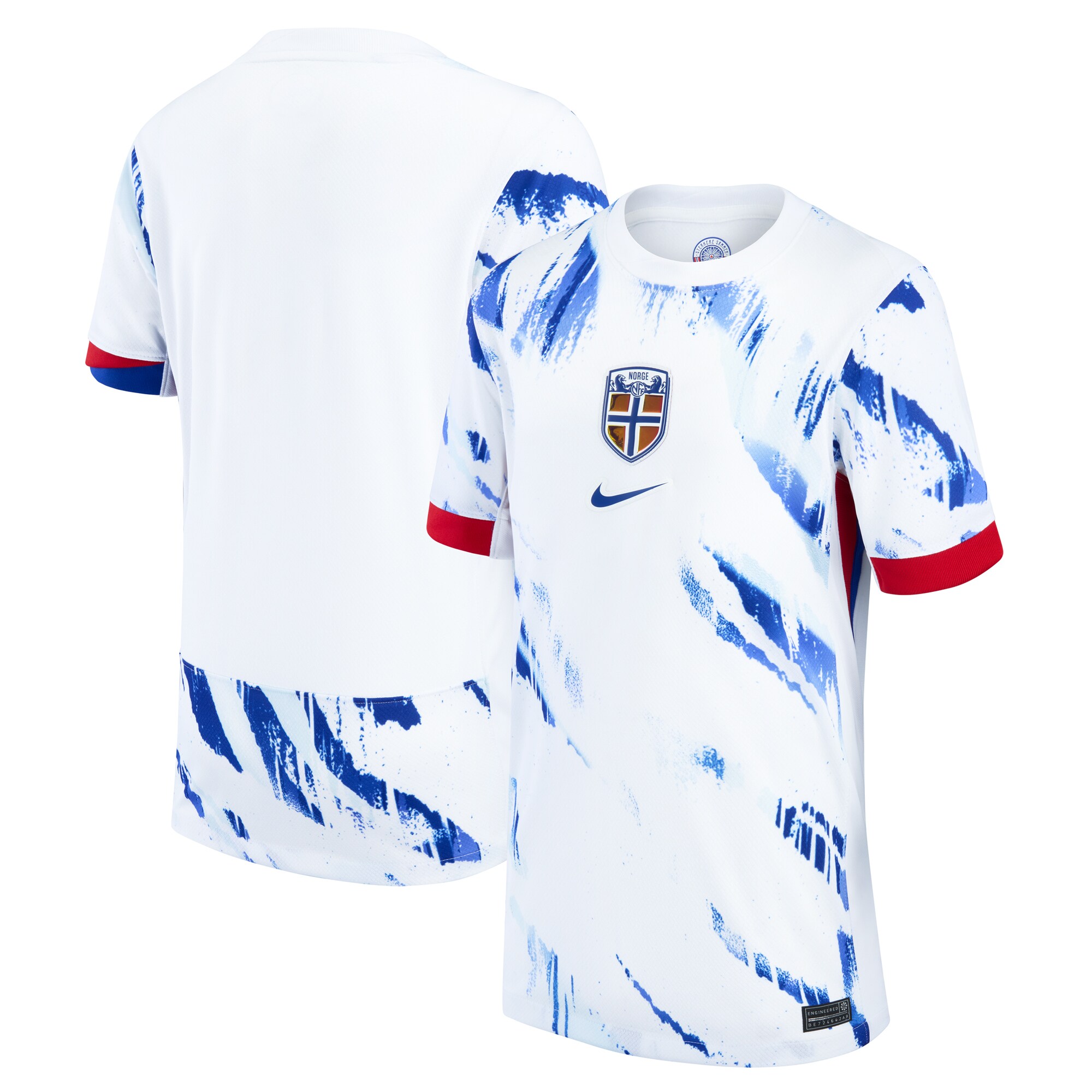 Shop norway national team nike youth 2024 away replica blank jersey – white – France Football Shirts & World Cup Jerseys