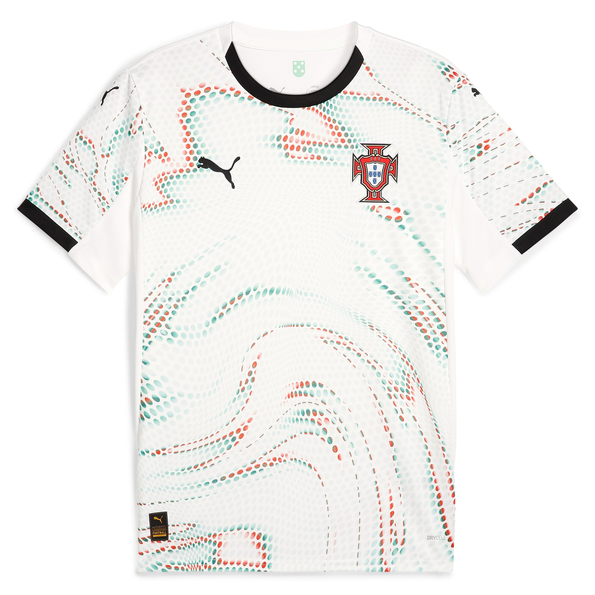 Shop portugal national team puma 2025 away replica jersey – white – France Football Shirts & World Cup Jerseys