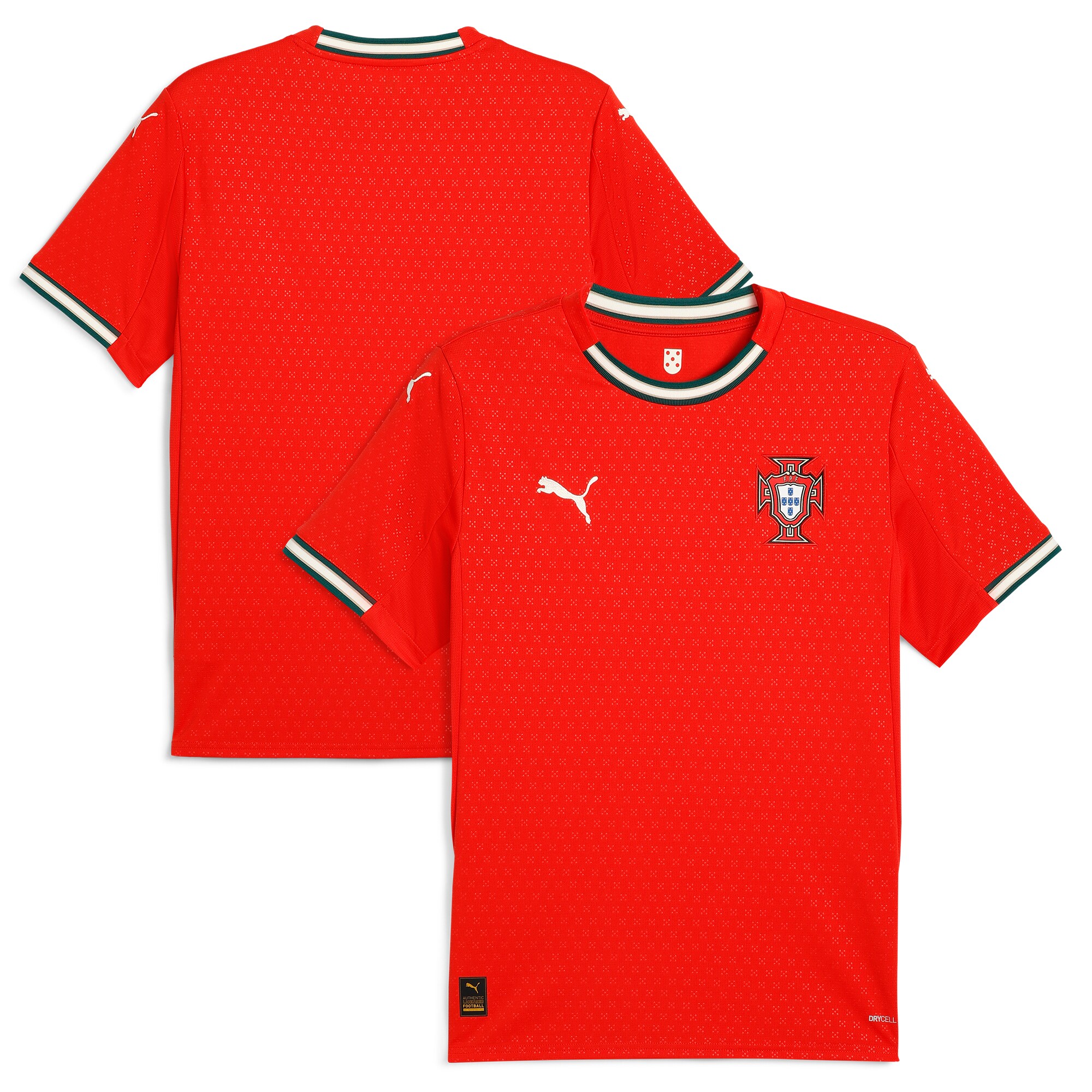 Shop portugal national team puma 2025 home replica jersey – red – France Football Shirts & World Cup Jerseys