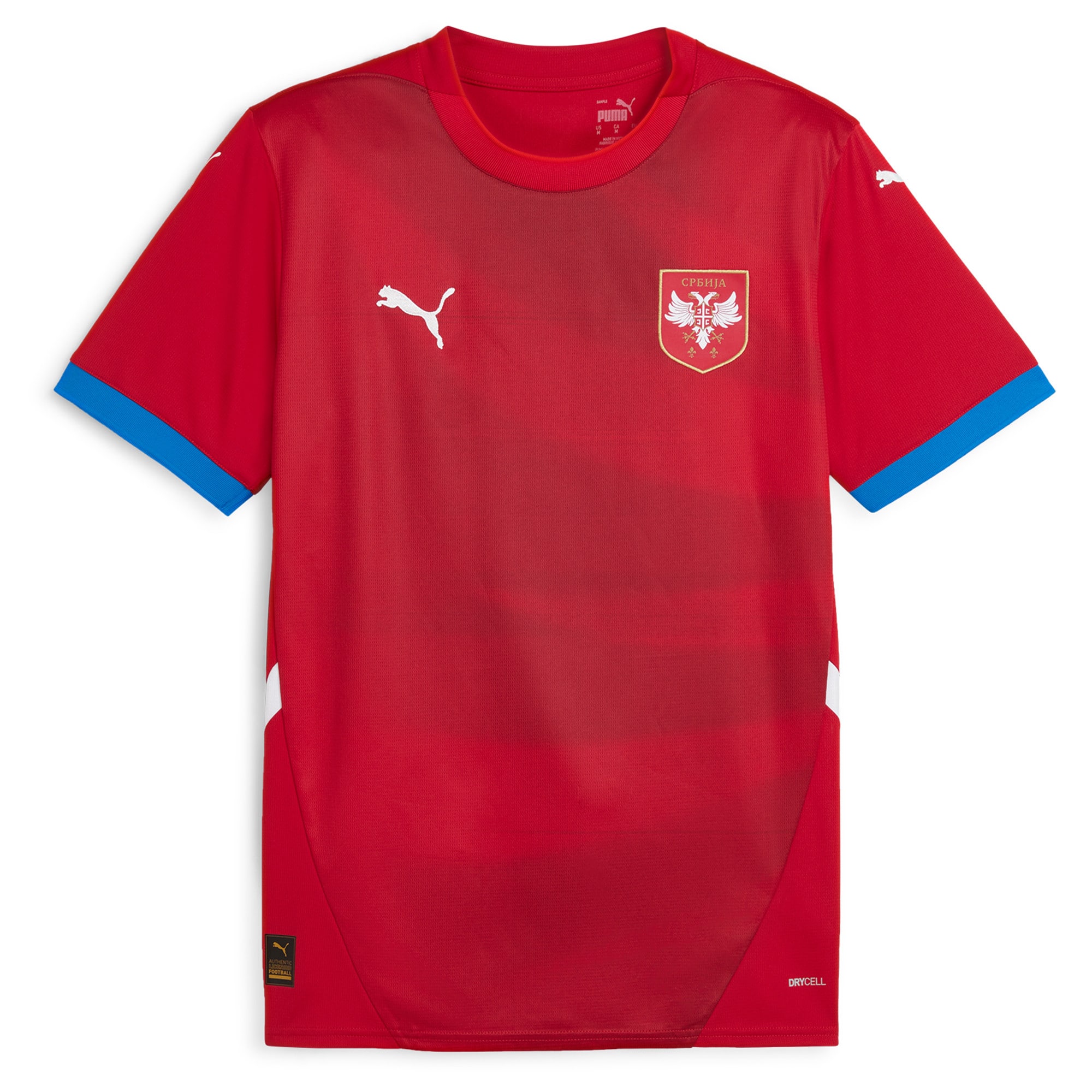 Shop serbia national team puma 2024 home replica jersey – red – France Football Shirts & World Cup Jerseys