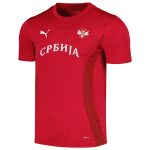 Shop serbia national team puma 2024 pre-match jersey – red – France Football Shirts & World Cup Jerseys