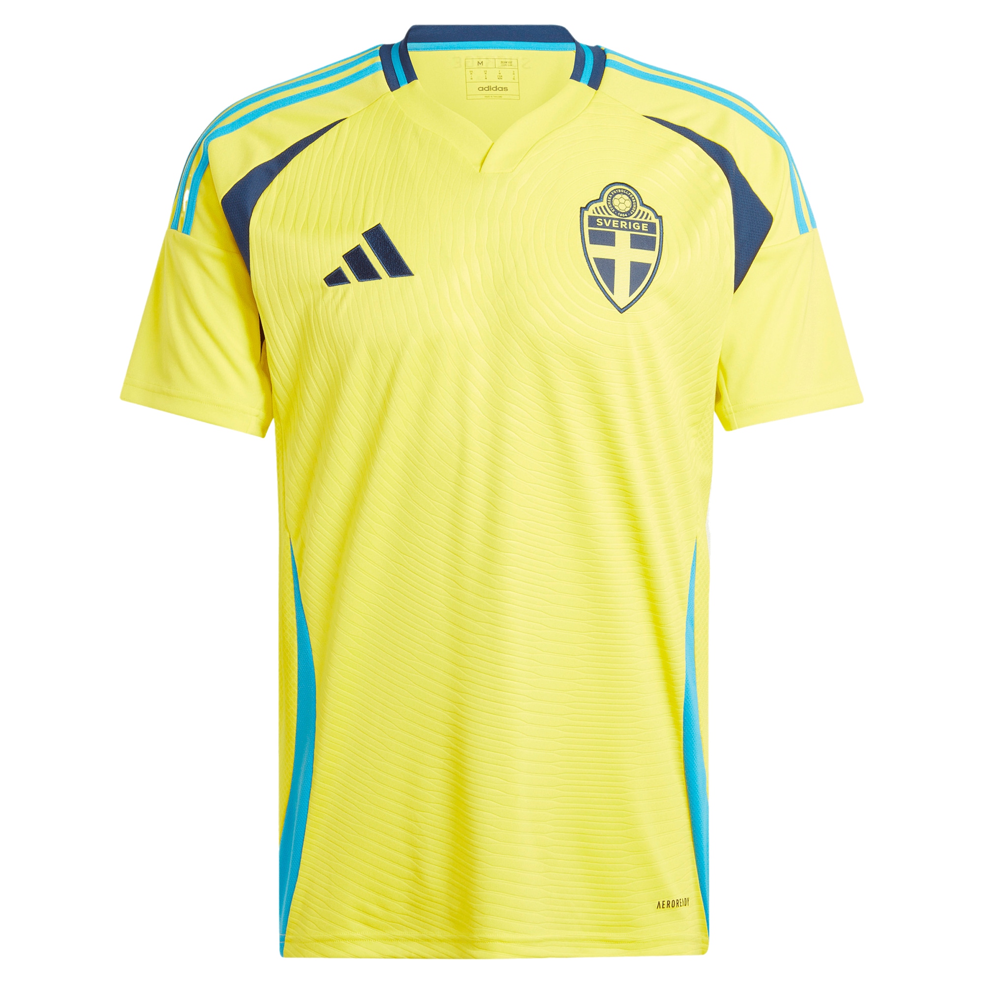 Shop sweden national team adidas 2024 home replica jersey – yellow – France Football Shirts & World Cup Jerseys