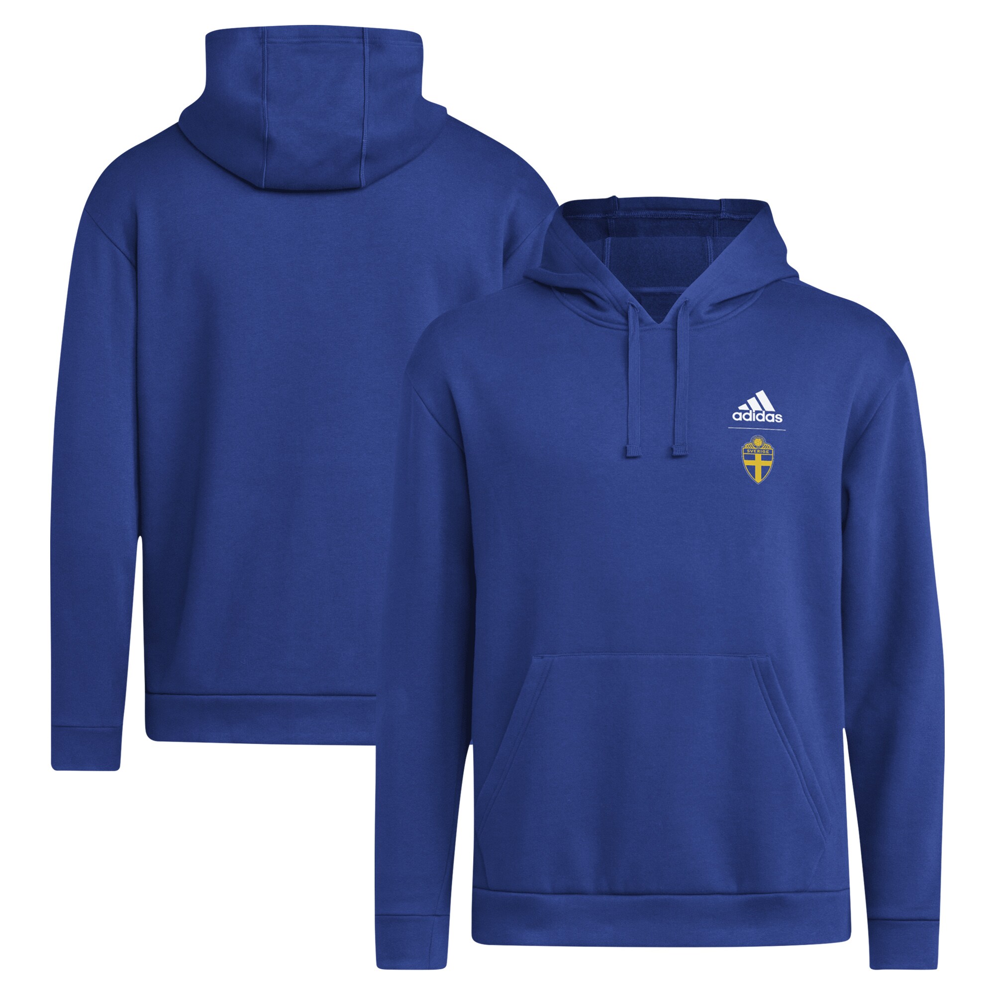 Shop sweden national team adidas crest pullover hoodie – blue – France Football Shirts & World Cup Jerseys