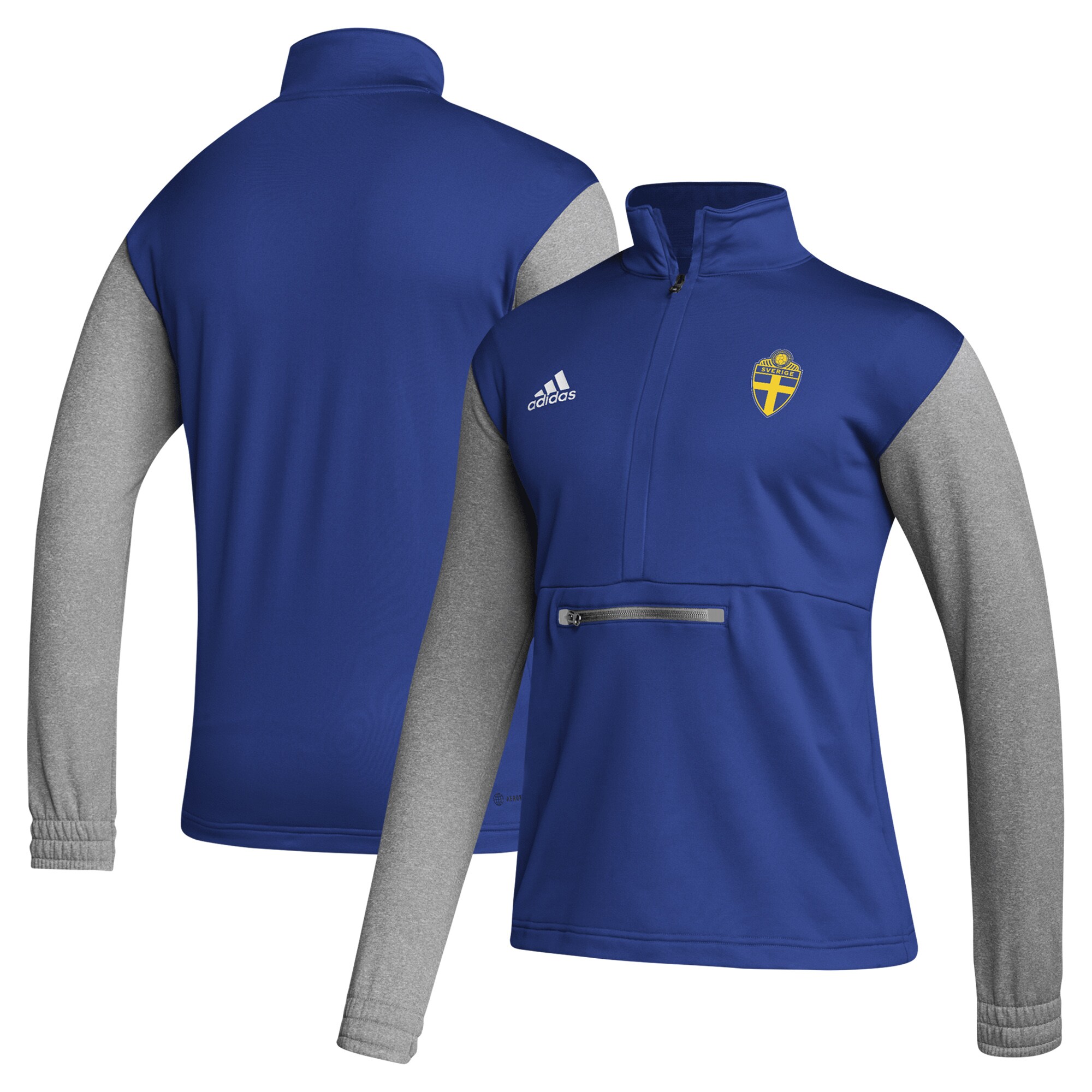 Shop sweden national team adidas team crest pullover hoodie – royal – France Football Shirts & World Cup Jerseys