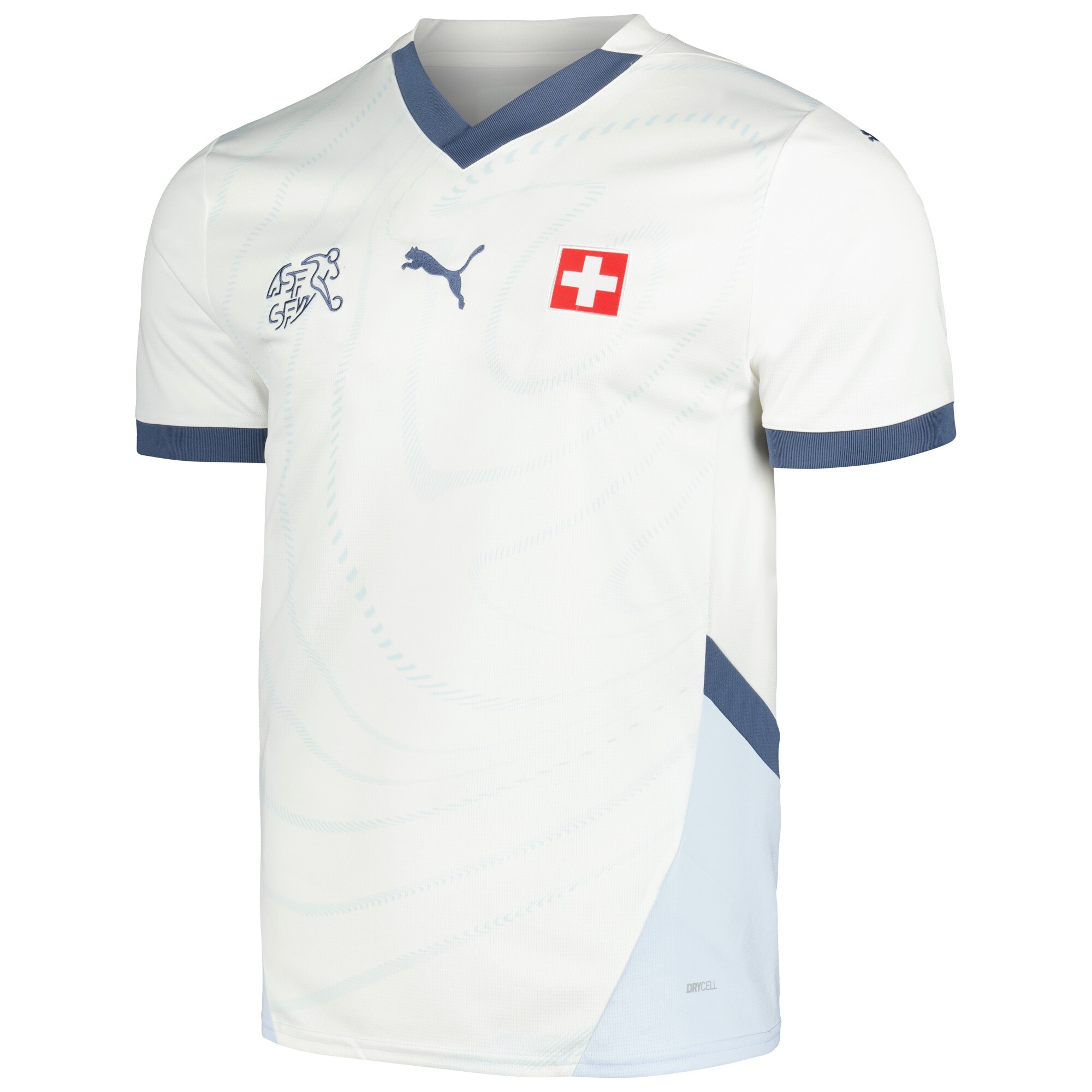 Shop switzerland national team puma 2024 away replica jersey – white – France Football Shirts & World Cup Jerseys