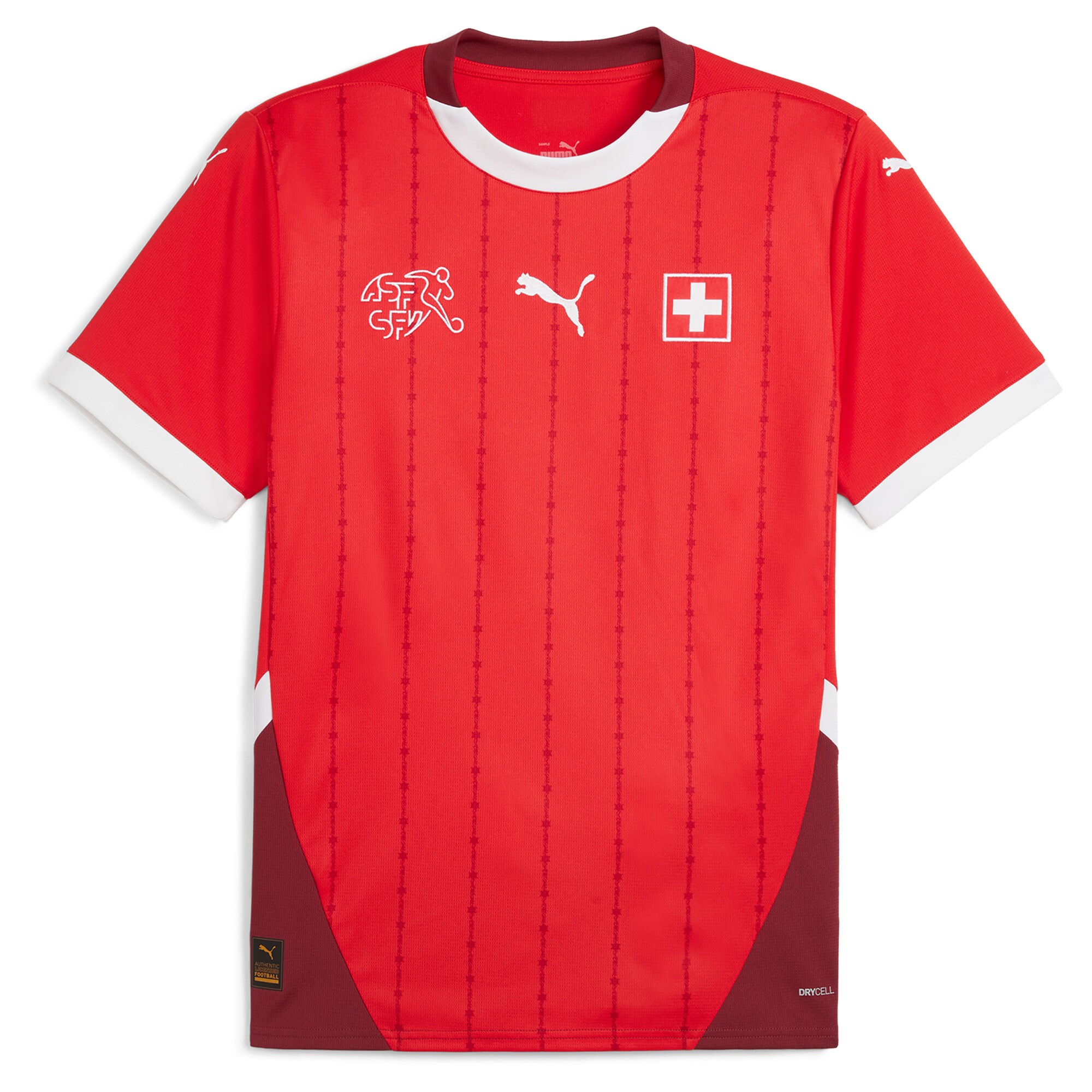 Shop switzerland national team puma 2024 home replica jersey – red – France Football Shirts & World Cup Jerseys