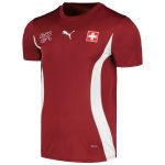 Shop switzerland national team puma 2024 pre-match jersey – red – France Football Shirts & World Cup Jerseys