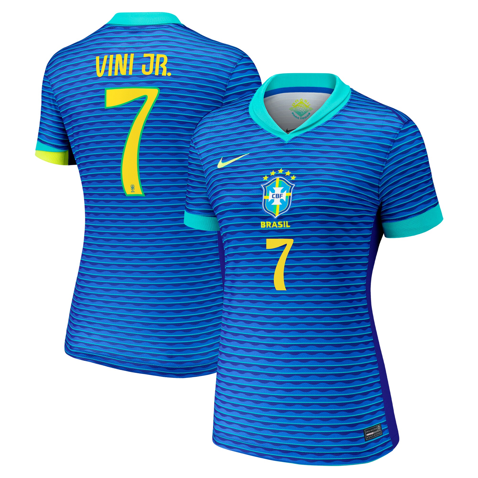 Shop vini jr. brazil national team nike women8217s 2024 away replica jersey – blue – France Football Shirts & World Cup Jerseys